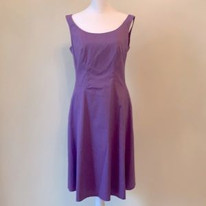 Lafayette 148 Dress. NWT. Size 6. Hyacinth (purple) fitted bodice, flared skirt